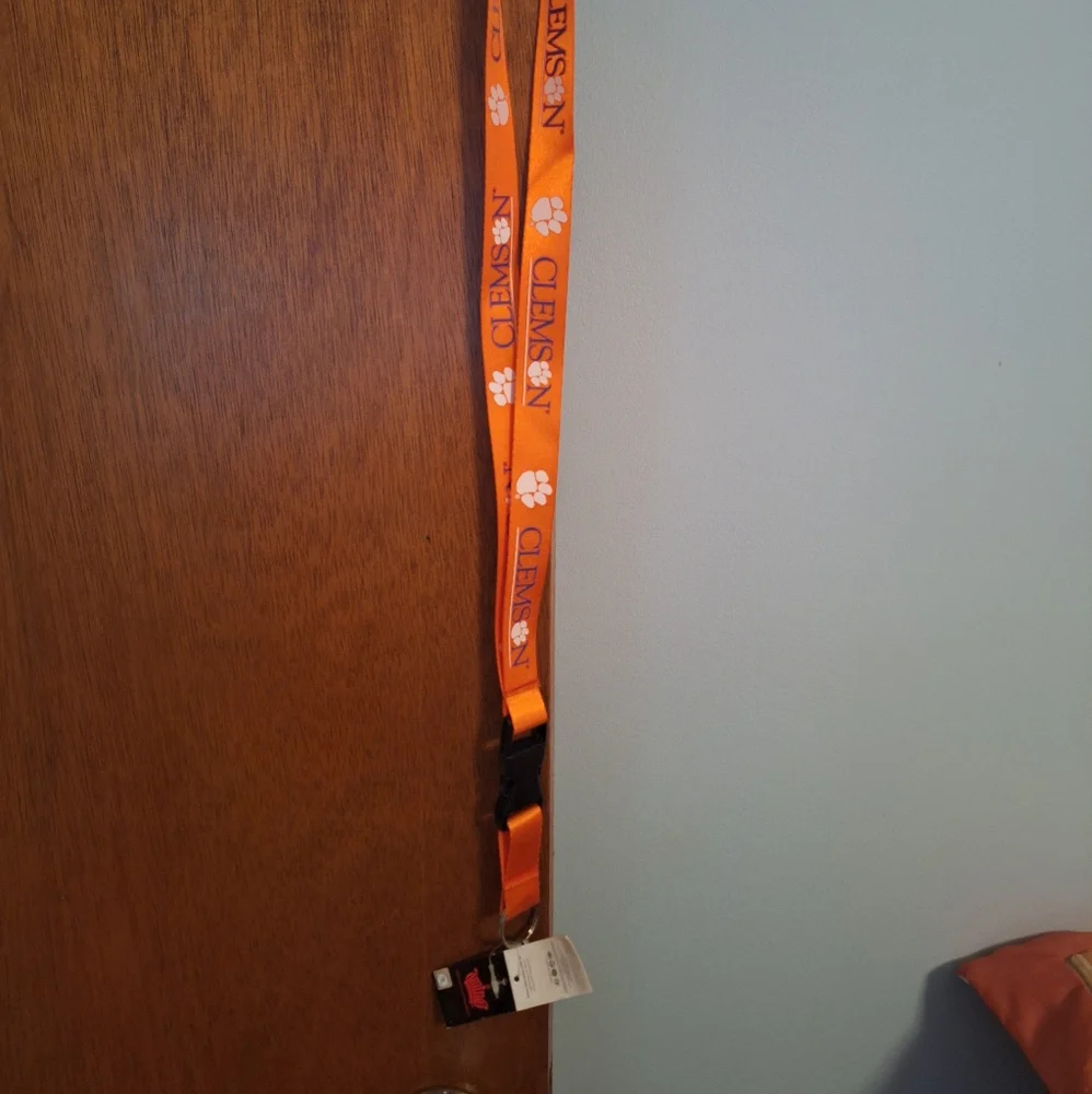 Clemson NWT Orange Lanyard